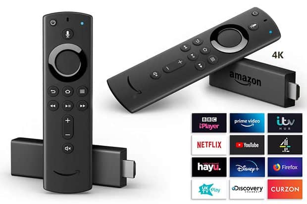 Amazon Fire TV Stick used for streaming live Premier League matches